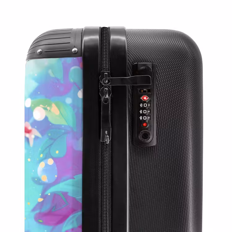 Valise avec nom - Superbe papillon — 6