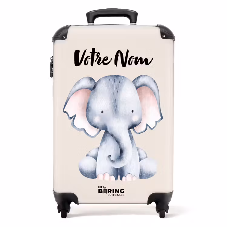 Valise avec nom - L'éléphant Oane — 1