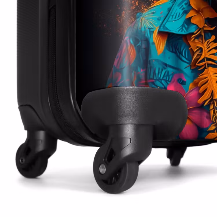 Valise avec nom - Chimpanzé avec chemisier hawaïen — 7