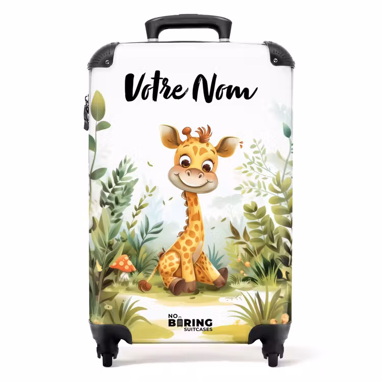 Valise avec nom - Girafe Guusje — 1