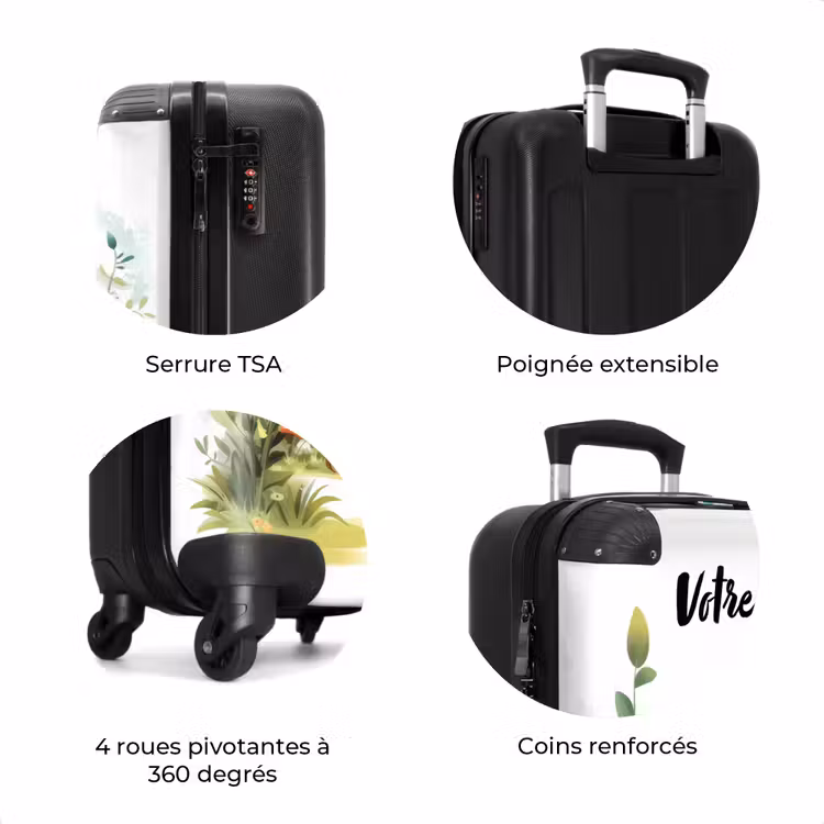 Valise avec nom - Girafe Guusje — 8
