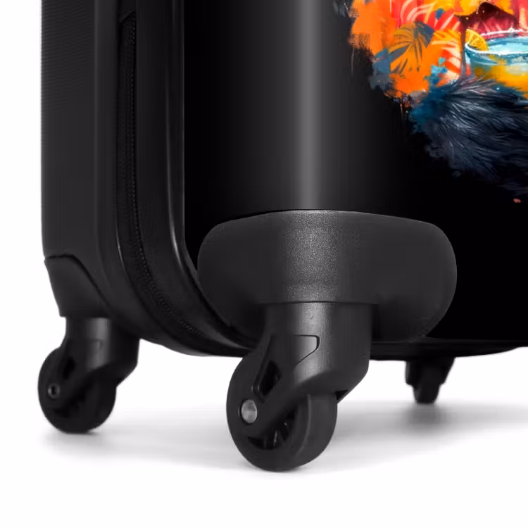 Valise avec nom - Le panda comme art de rue tropical — 7