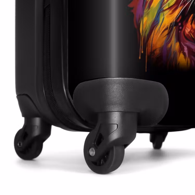 Valise avec nom - Lion coloré dans un style graffiti — 7