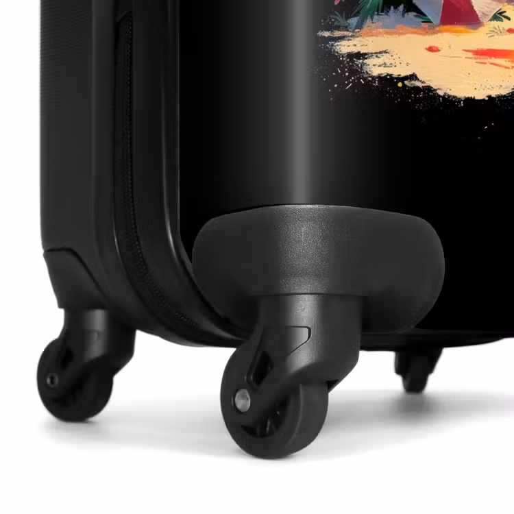Valise avec nom - Peinture murale exotique — 7