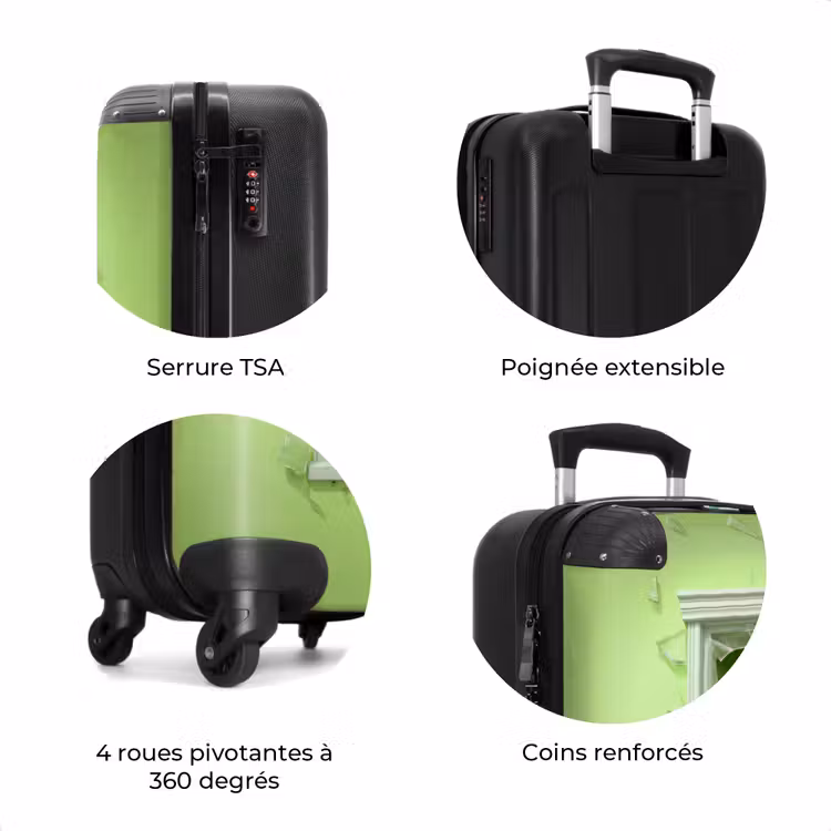 Valise - Un T-rex brise une fenêtre en verre vert — 8