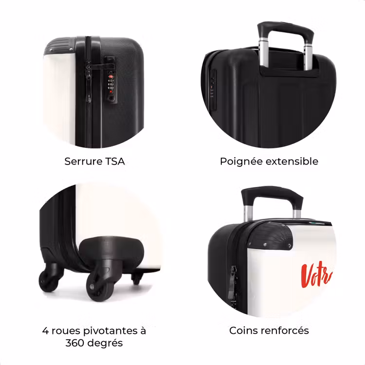 Valise avec nom - Cône de perroquet — 8