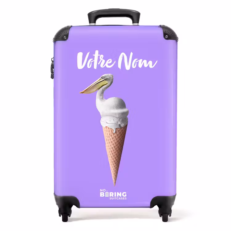 Valise avec nom - Cône pélican — 1