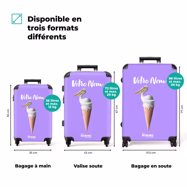 Valise avec nom - Cône pélican — 3