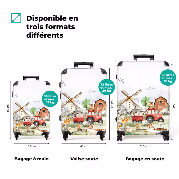 Valise avec nom - Expérience à la ferme — 3
