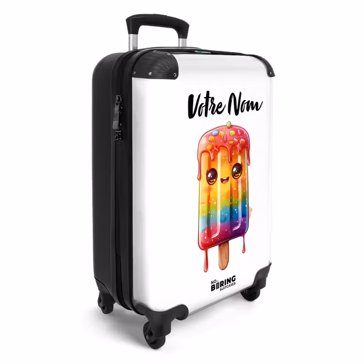 Valise avec nom - Glace arc-en-ciel au rubis — 2