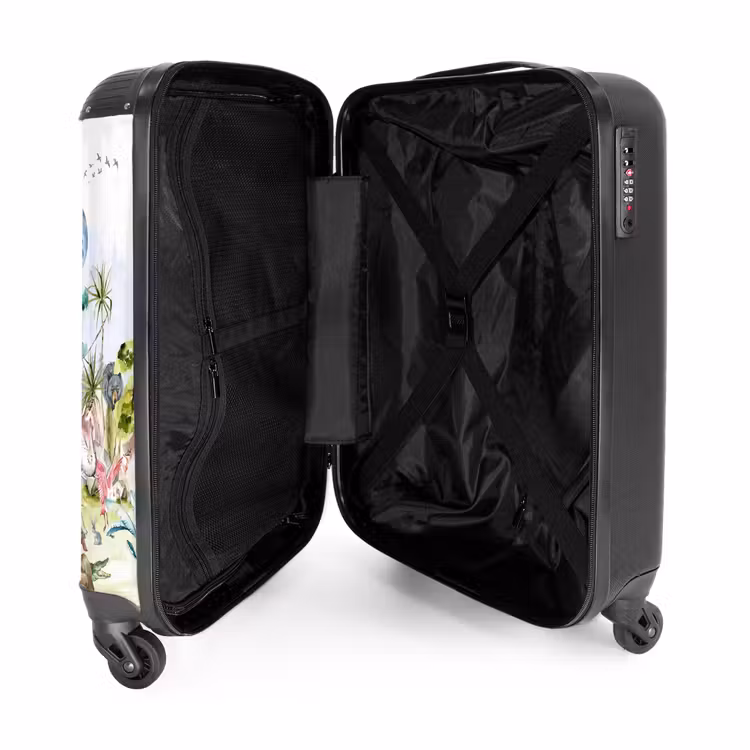 Valise avec nom - Safari dans la jungle — 5