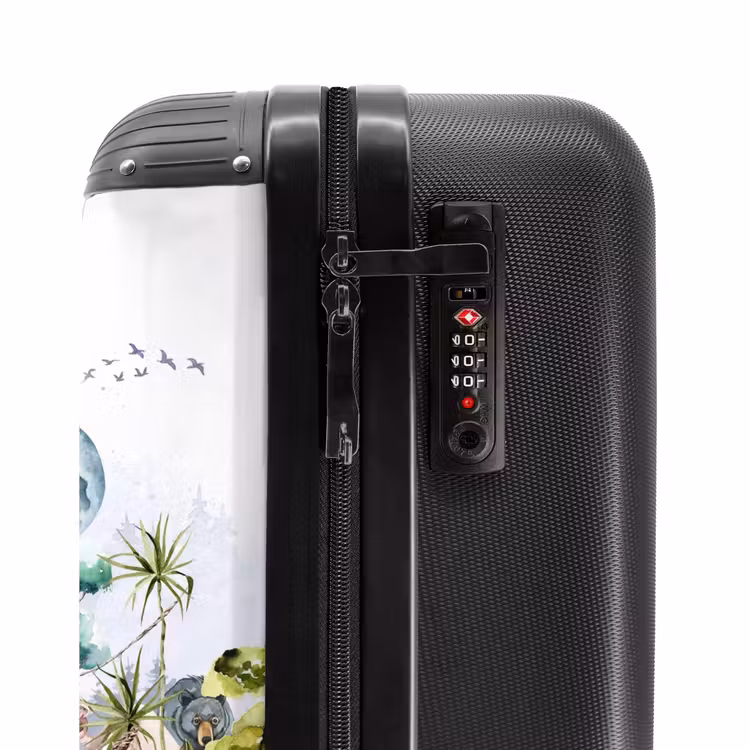 Valise avec nom - Safari dans la jungle — 6