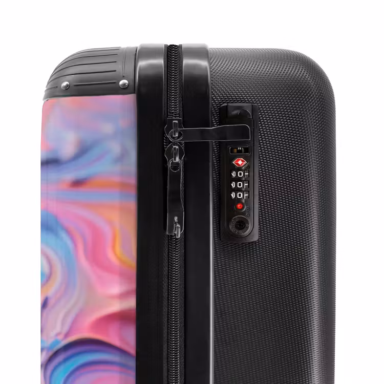 Valise avec nom - Tourbillon pastel — 6