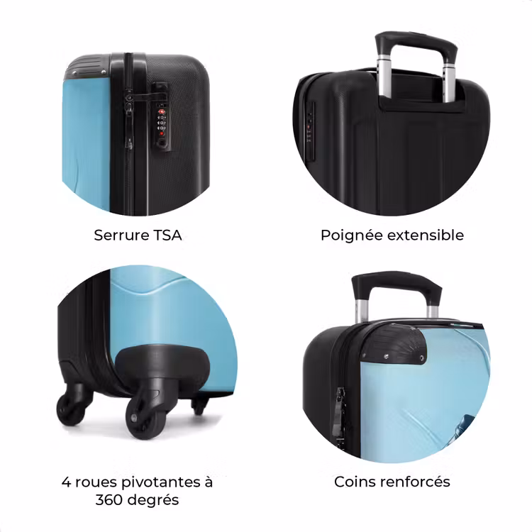 Valise - Un éléphant heureux regarde à travers un arrière-plan déchiré — 8