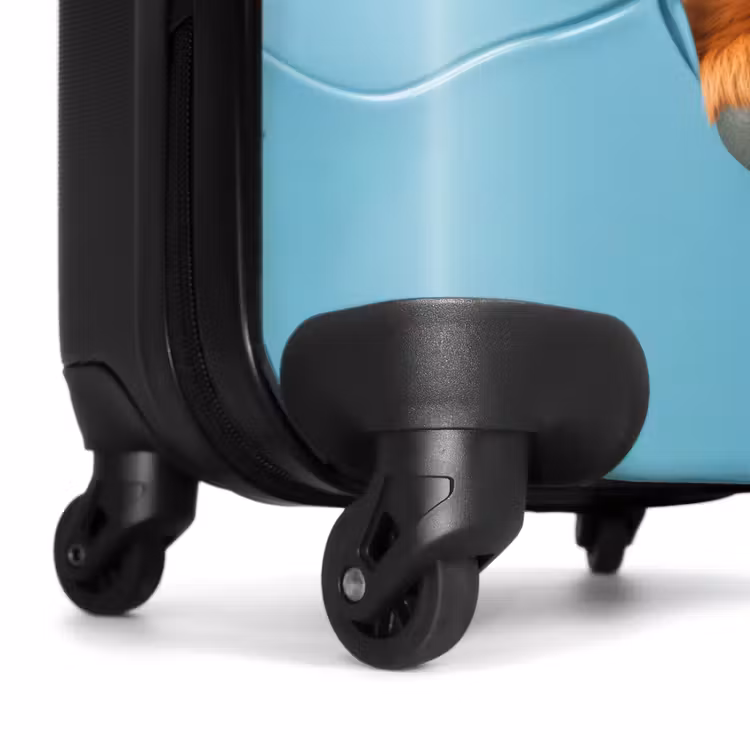 Valise - Une vache caricaturale traverse un mur — 7