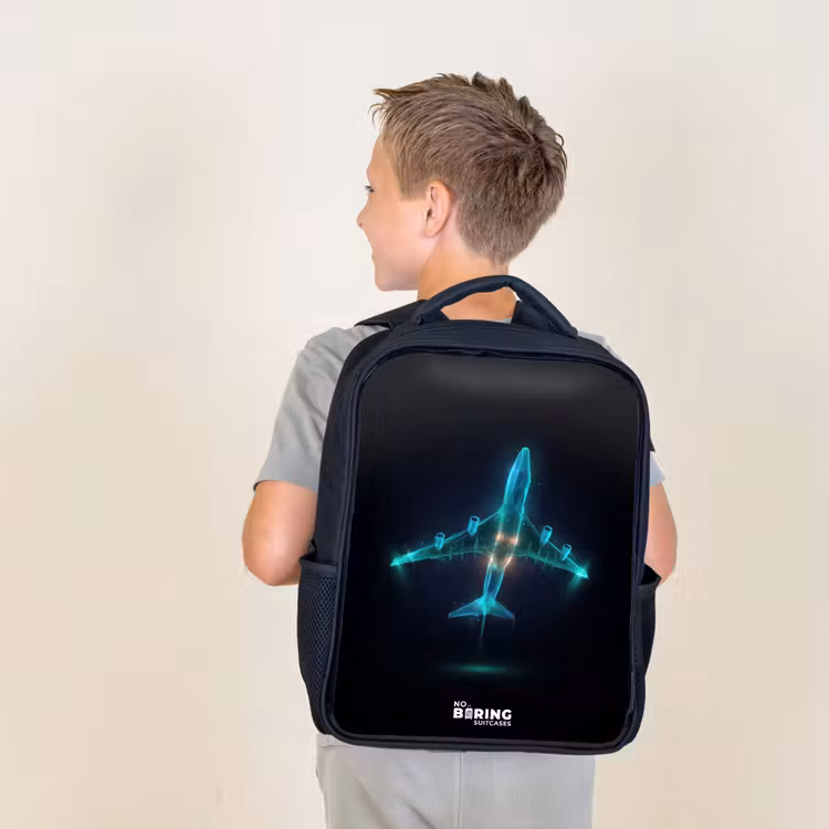Sac à dos enfant - Noir - Aéronefs lumineux — 2