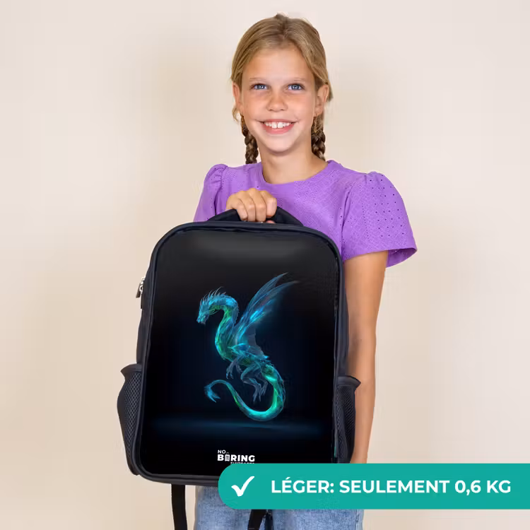 Sac à dos enfant - Noir - Le cyberdragon légendaire — 9