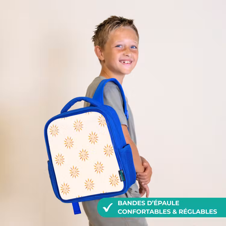 Sac à dos enfant - Bleu - Gaieté - Soleil - Blush - Boho — 4