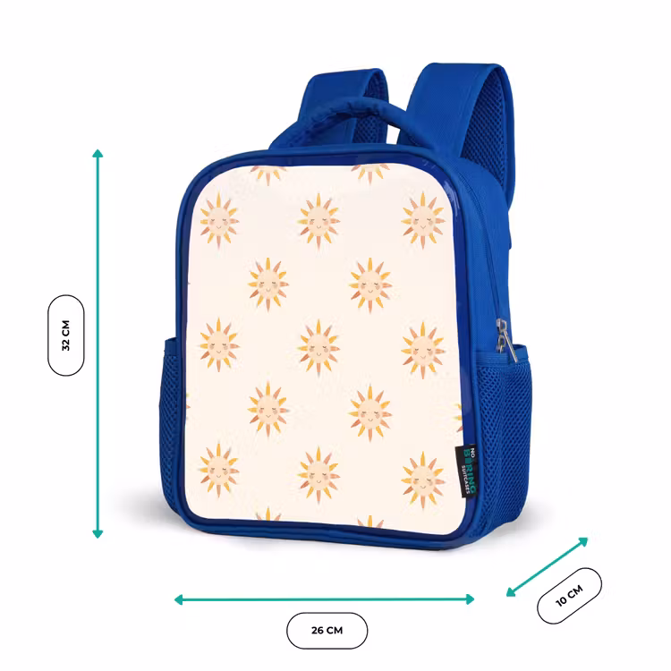 Sac à dos enfant - Bleu - Gaieté - Soleil - Blush - Boho — 6