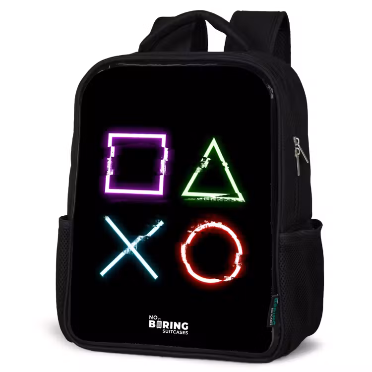 Sac à dos enfant - Noir - Boutons de console de jeu — 6