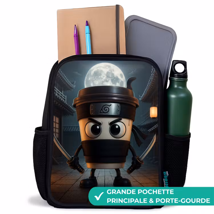 Sac à dos enfant - Noir - Capuchino Assassino — 10