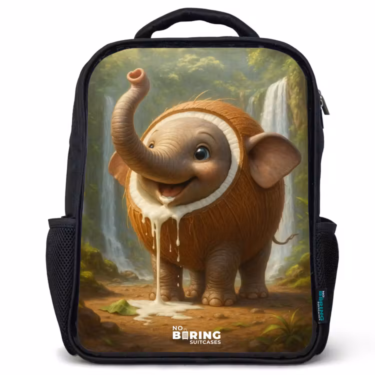 Sac à dos enfant - Noir - Coconote Elephante — 1