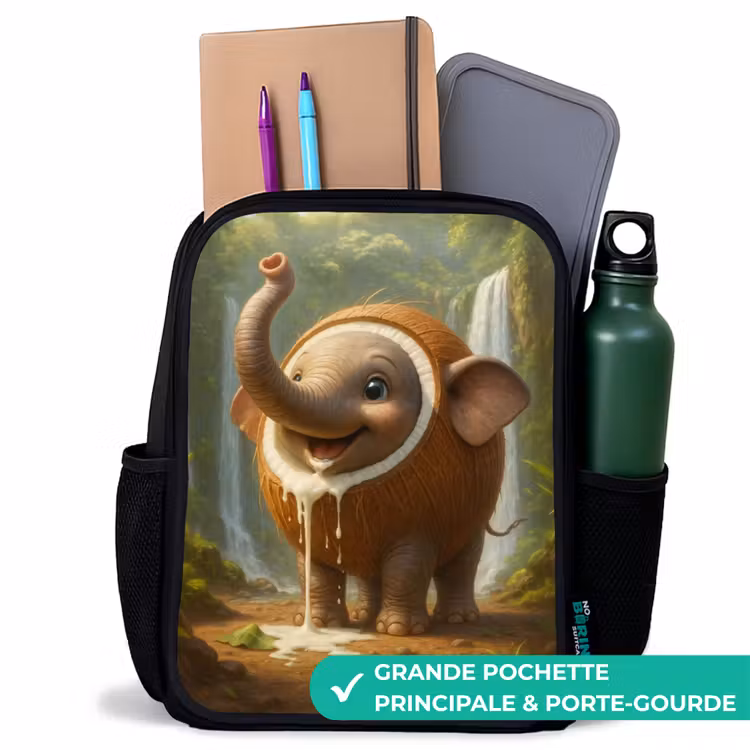 Sac à dos enfant - Noir - Coconote Elephante — 10