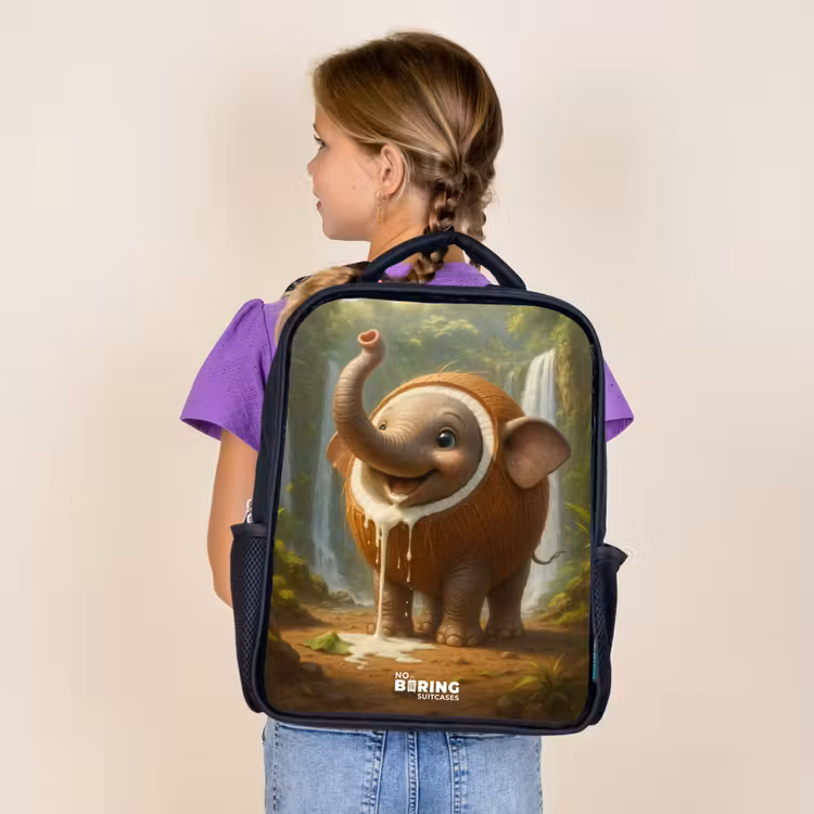 Sac à dos enfant - Noir - Coconote Elephante — 4