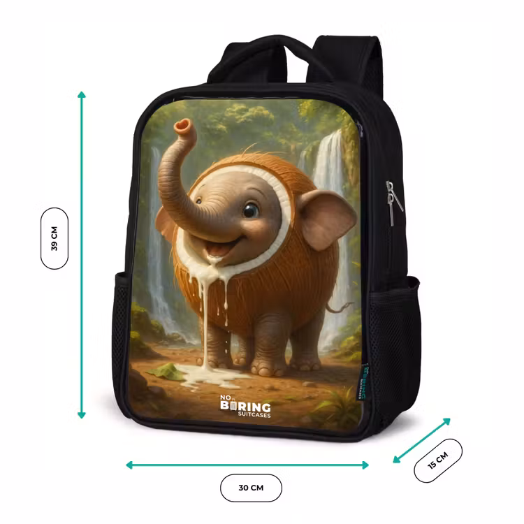 Sac à dos enfant - Noir - Coconote Elephante — 8