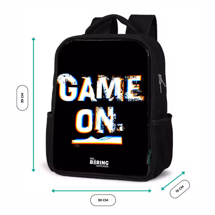 Sac à dos enfant - Noir - Le jeu en noir et blanc — 8