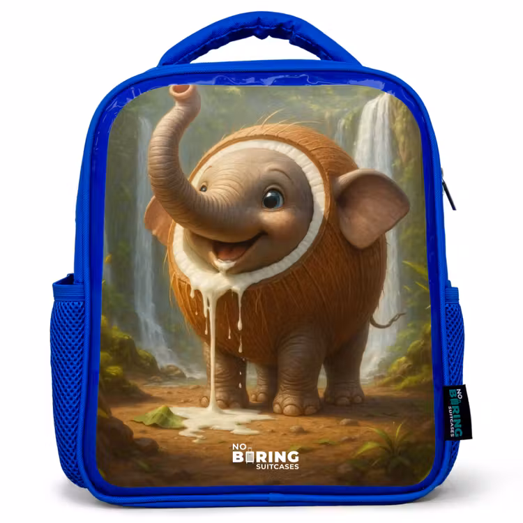 Sac à dos enfant - Bleu - Coconote Elephante — 1