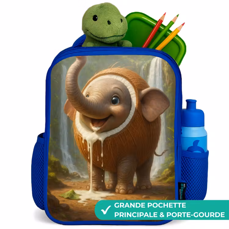 Sac à dos enfant - Bleu - Coconote Elephante — 5