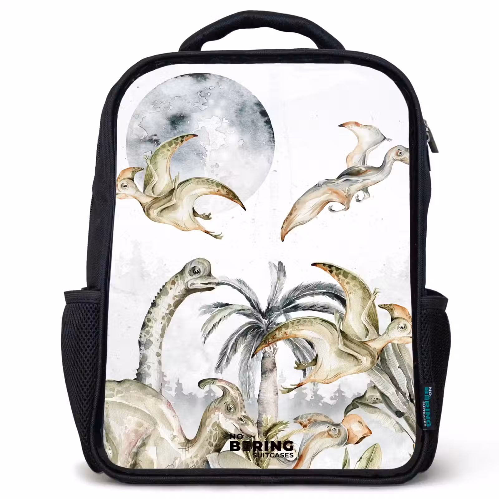 Sac à dos enfant - Noir - Des dinosaures dans la jungle — 1