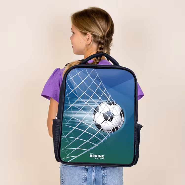 Sac à dos enfant - Noir - Ballon dans le but — 4