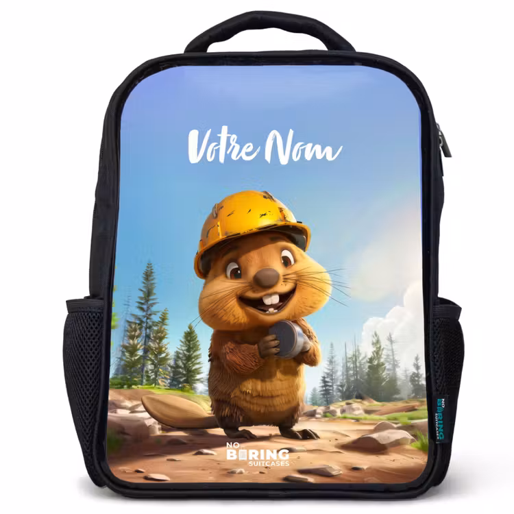 Sac à dos enfant - Noir - Casque de chantier Billy — 1