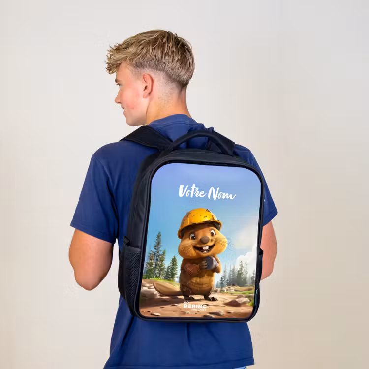Sac à dos enfant - Noir - Casque de chantier Billy — 5