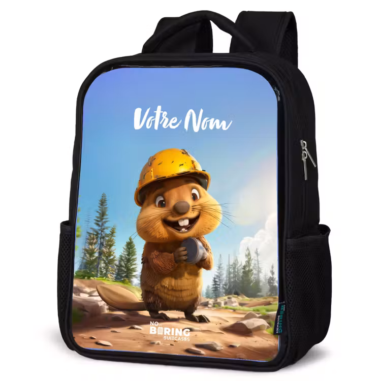 Sac à dos enfant - Noir - Casque de chantier Billy — 6