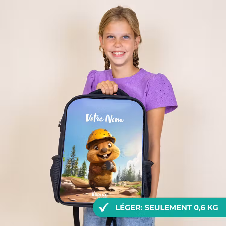 Sac à dos enfant - Noir - Casque de chantier Billy — 9
