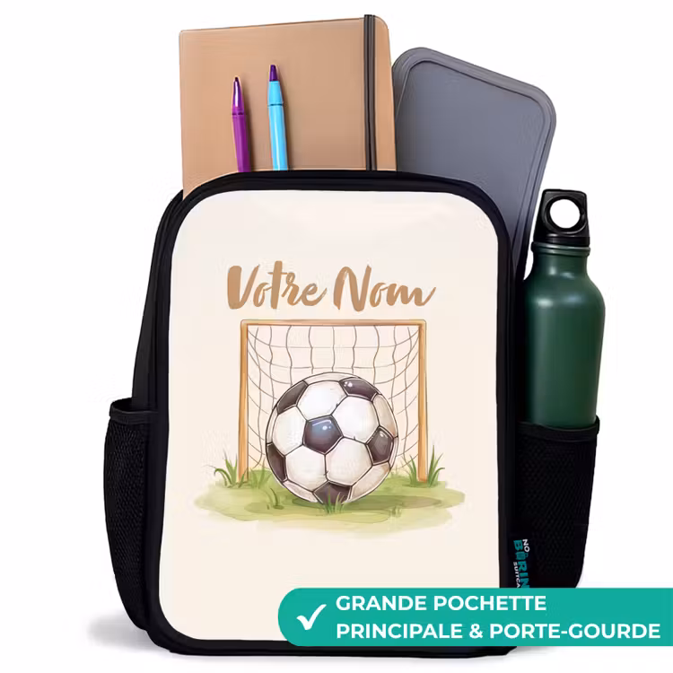 Sac à dos enfant - Noir - Le football dans un but — 10