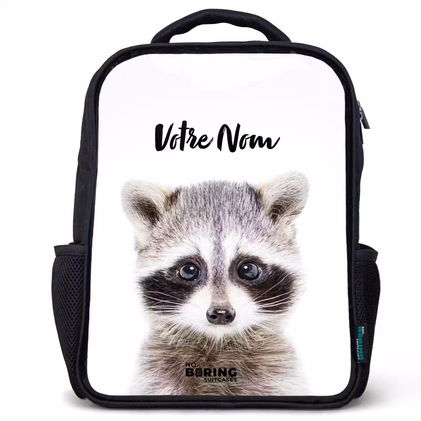 Sac à dos enfant - Noir - Rachid Racoon — 1