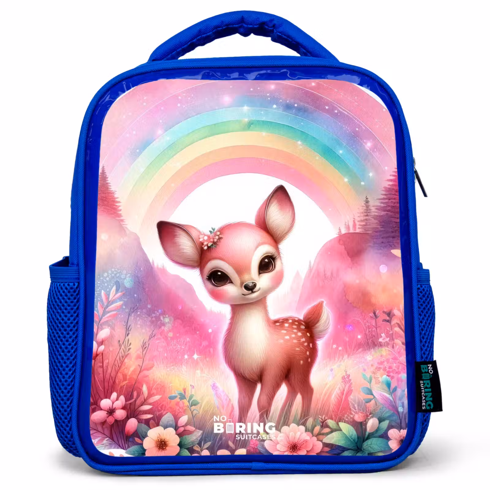 Sac à dos enfant - Bleu - Rouleau rose — 1