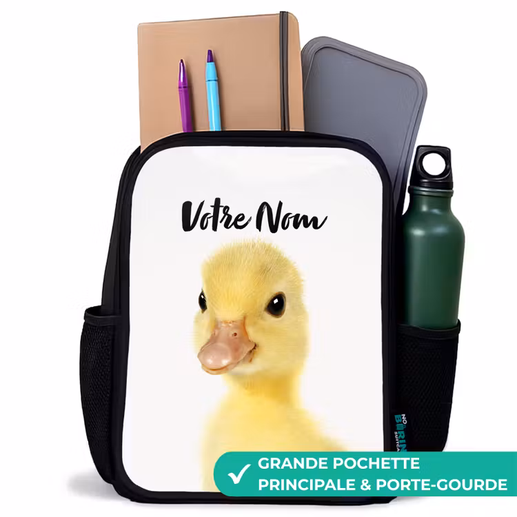 Sac à dos enfant - Noir - Barry le canard en caoutchouc — 10