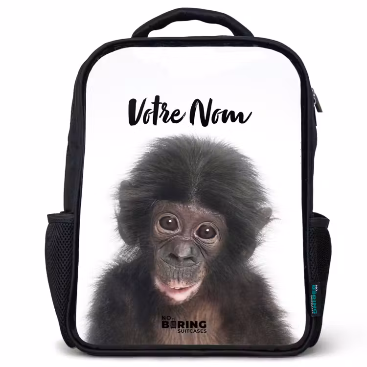 Sac à dos enfant - Noir - Charlie Chimp — 1