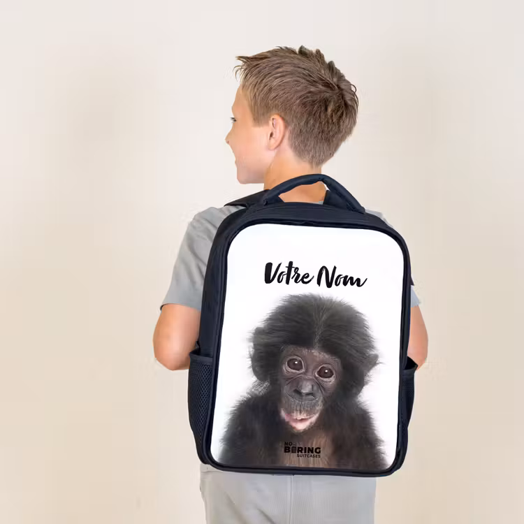 Sac à dos enfant - Noir - Charlie Chimp — 2