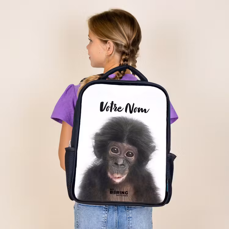 Sac à dos enfant - Noir - Charlie Chimp — 4