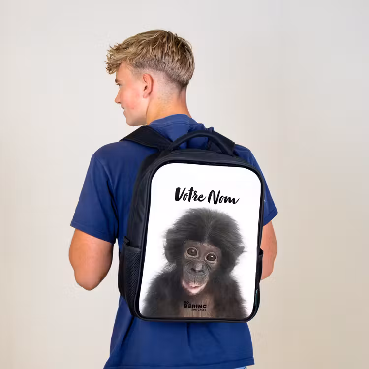 Sac à dos enfant - Noir - Charlie Chimp — 5