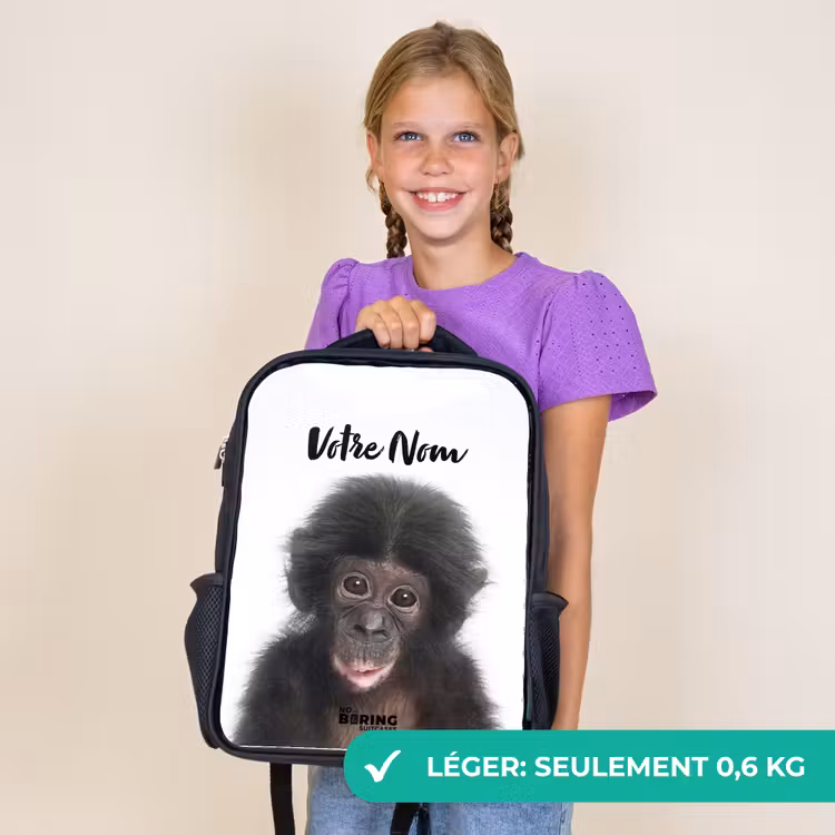 Sac à dos enfant - Noir - Charlie Chimp — 9