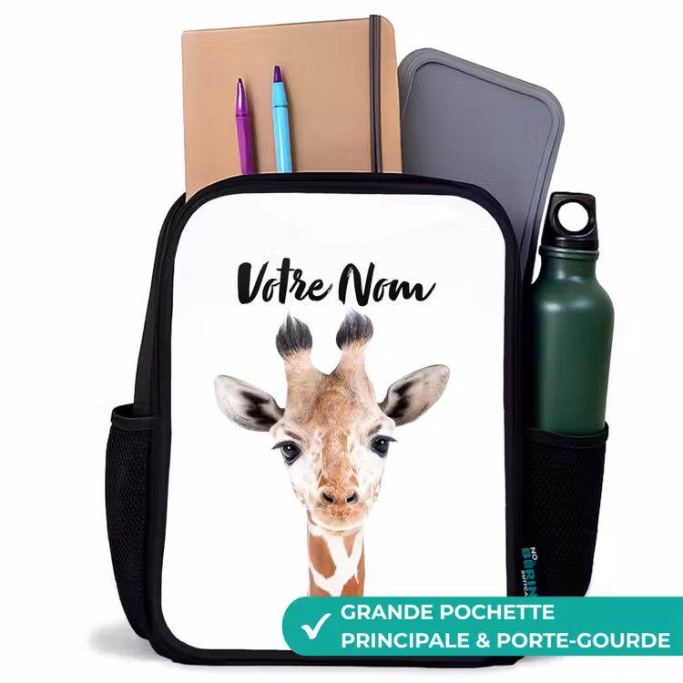 Sac à dos enfant - Noir - Gerrie Girafe — 10