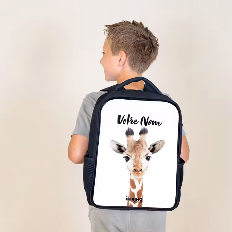 Sac à dos enfant - Noir - Gerrie Girafe — 2