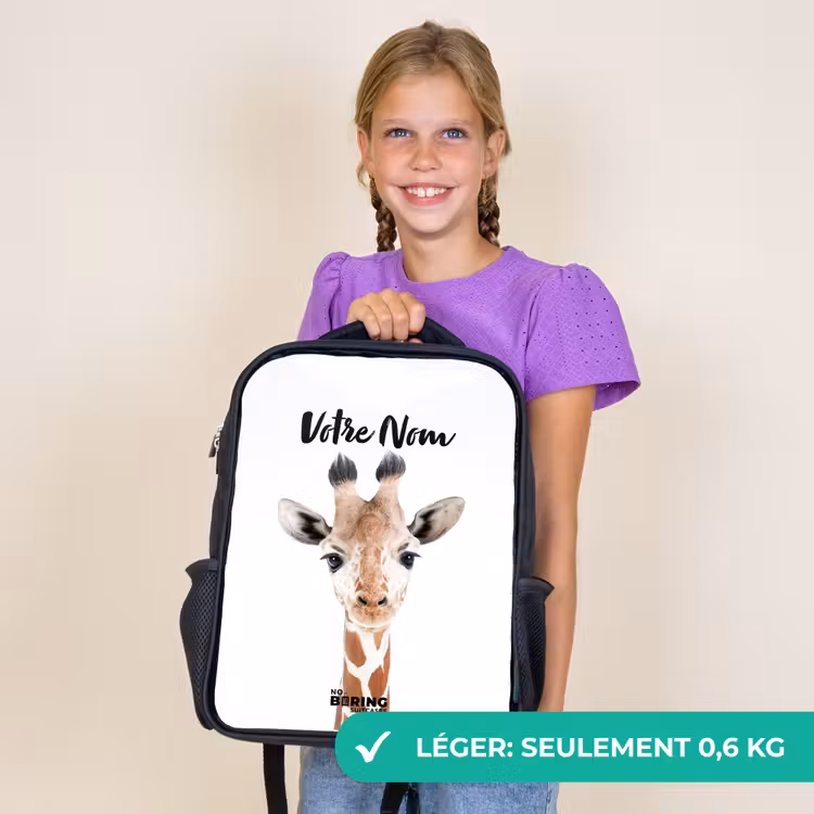 Sac à dos enfant - Noir - Gerrie Girafe — 9